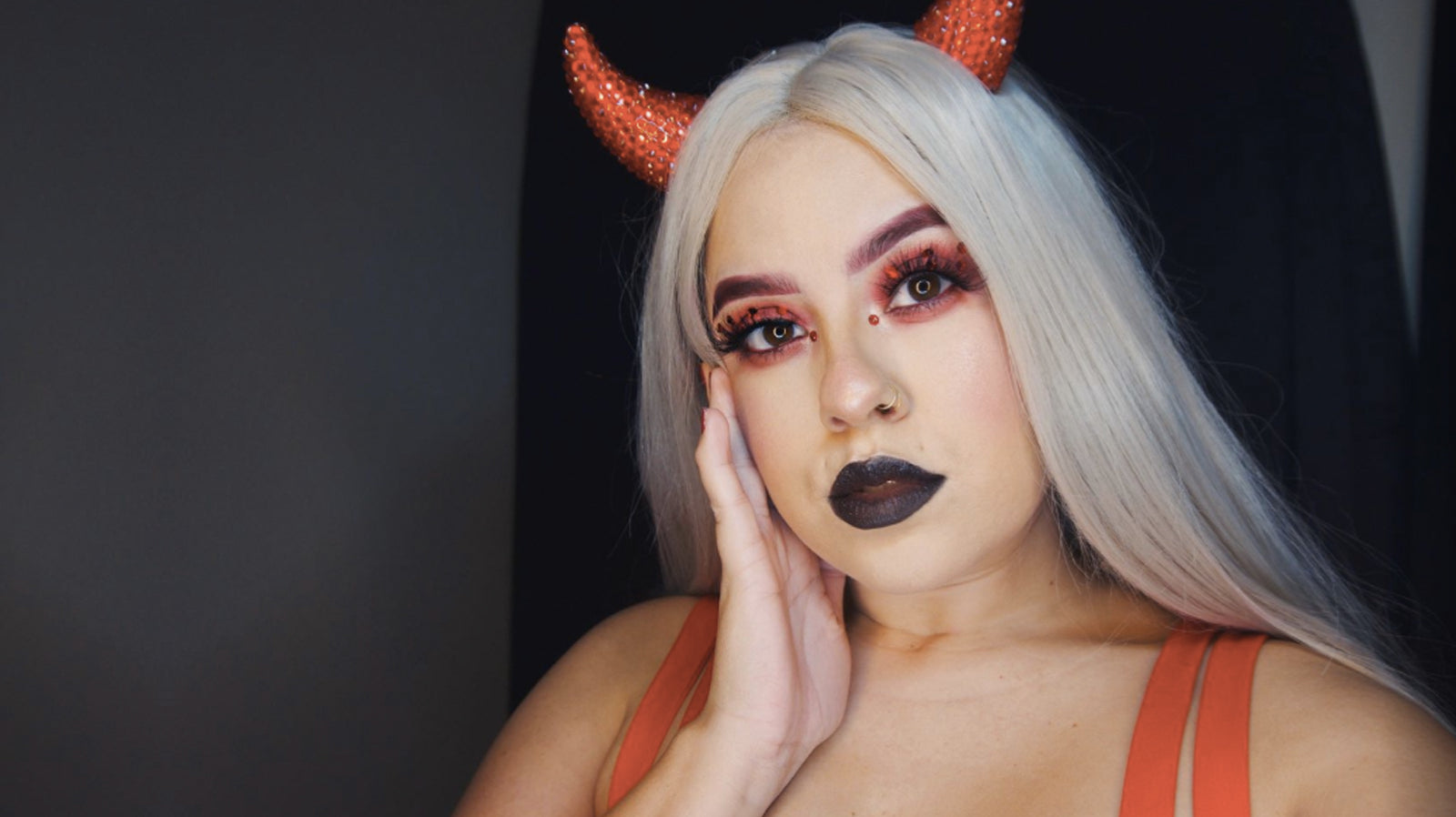 halloween devil makeup tutorial