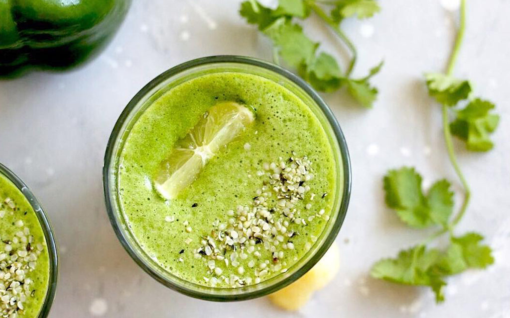 Green Pepper Pineapple Zing Smoothie
