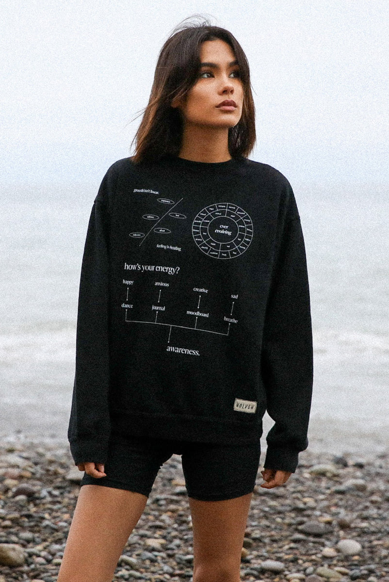 Onyx Self-Care Road Map Sweatshirt