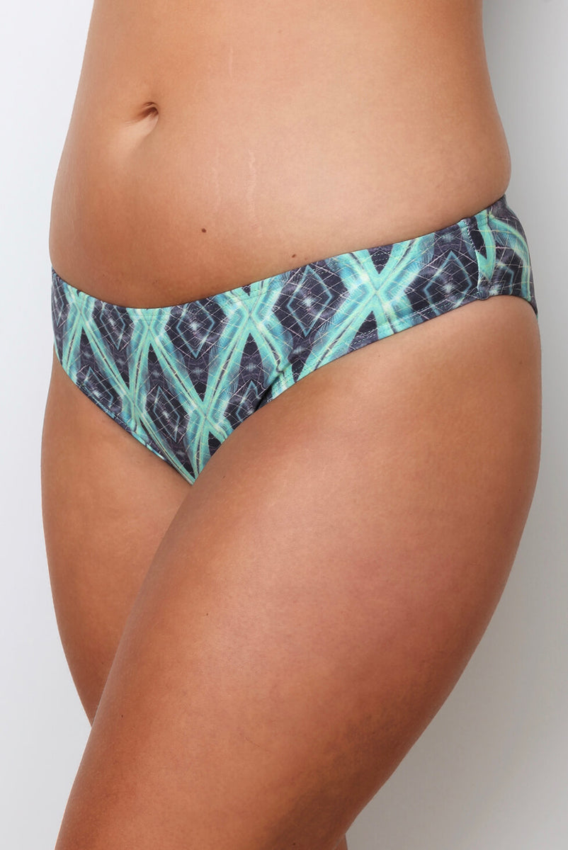 Jungle Ruched Hipster Bikini Bottom