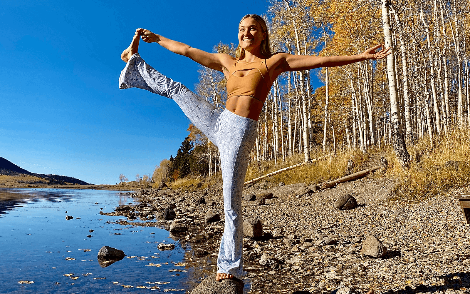 Wolven Sustainable Active and Swim wear yoga photographer Margo interview