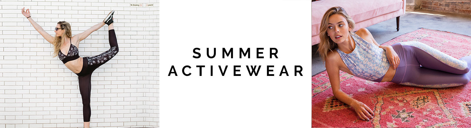 Summer Activewear Hero Image Wolven Threads