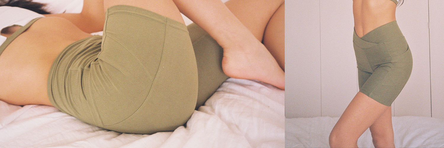 Wolven Sustainable Bike Shorts Active