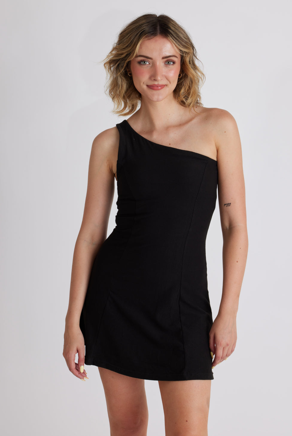 Onyx One Shoulder Dress XXL By Wolven Onyx One Shoulder Dress XXL By Wolven