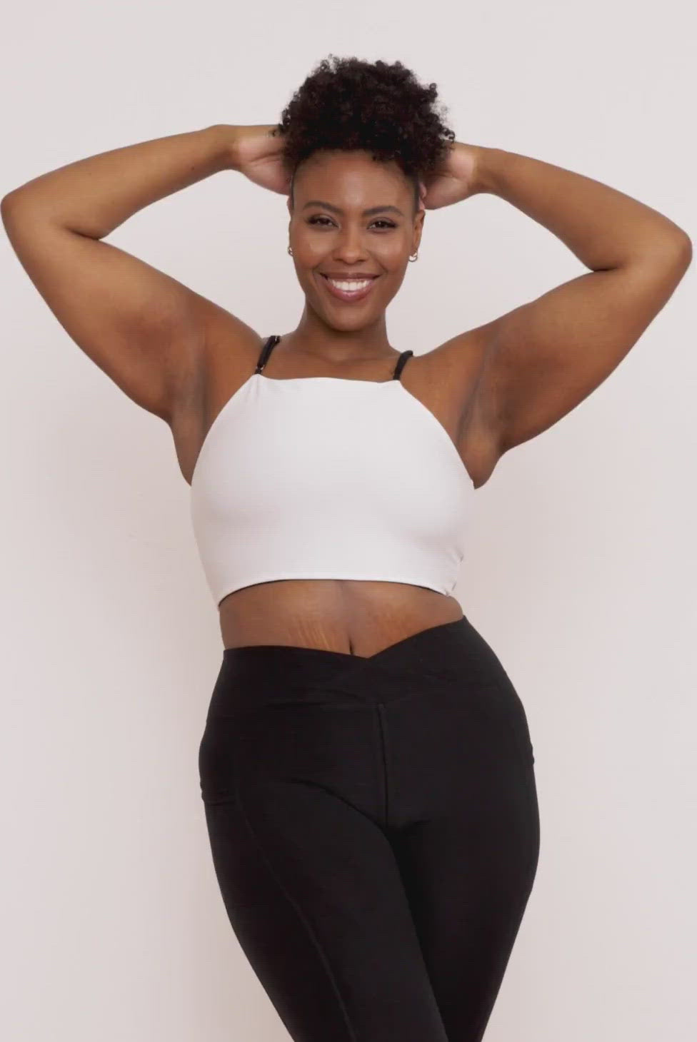 Onyx Crisscross Four Way Top